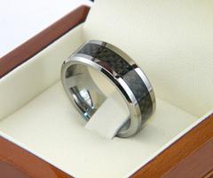 Tungsten Carbide Carbon Fibre Ring